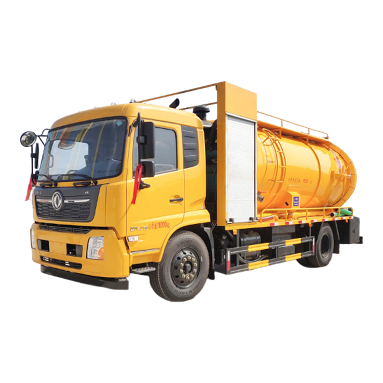 Suction sewage tanker truck